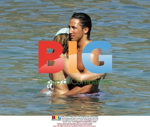 Charlotte Church and Gavin Henson on the Beach