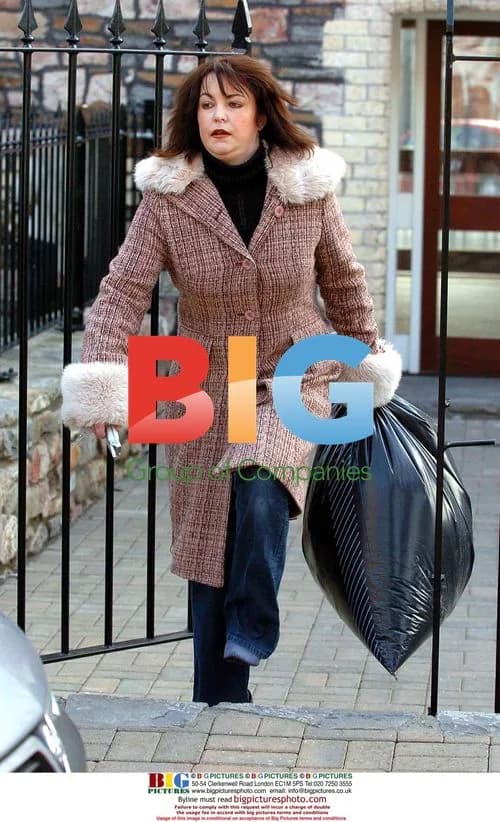 Charlotte Church leaving her Cardiff home