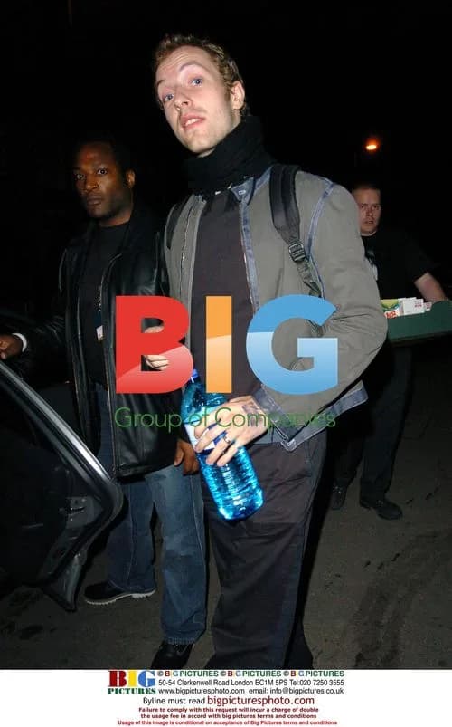 Chris Martin leaves Reud Chapel in London