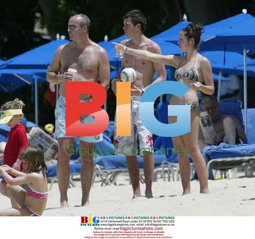 Sir Clive Woodward on Barbados vacation