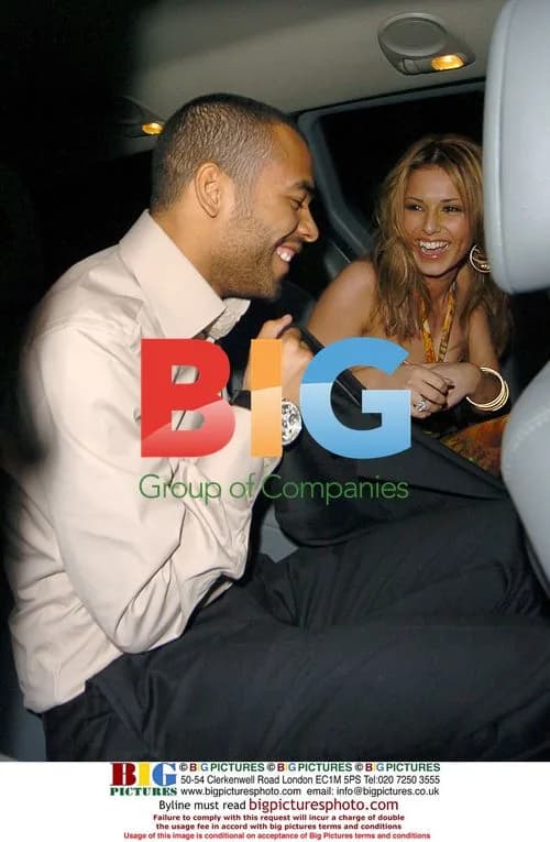 Cheryl Tweedy and Ashley Cole out in London
