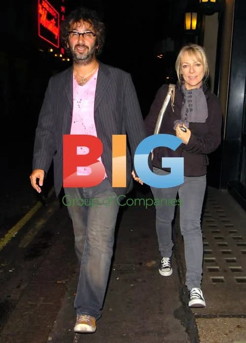David Baddiel and partner enjoy night out at Ivy