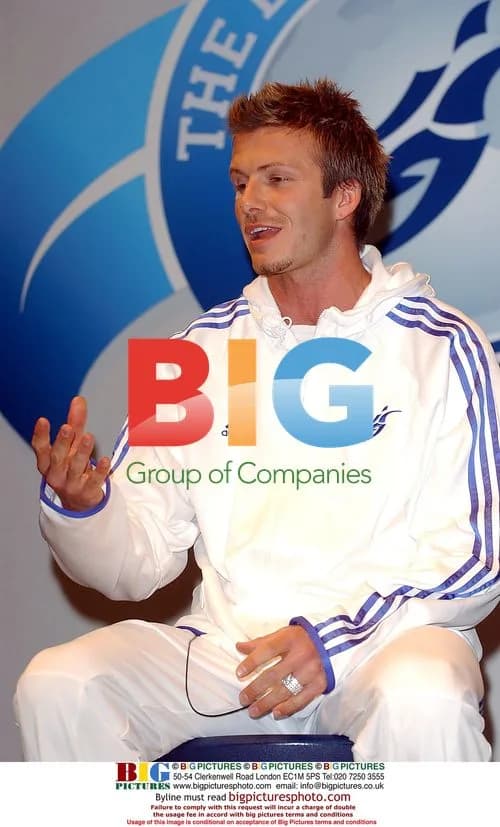 David Beckham at Soccer Academy Opening