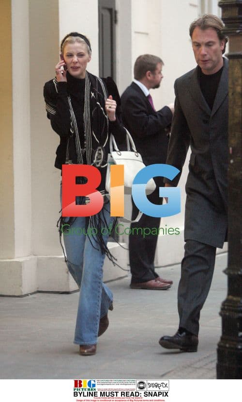 Donna Air and Damian Aspinall out in London