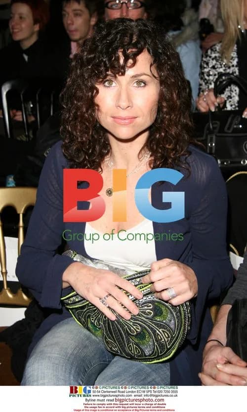Minnie Driver at Jenny Packham Show
