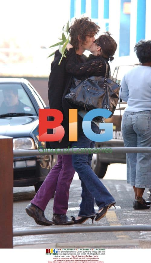 Sadie Frost and Jackson Scott Kissing