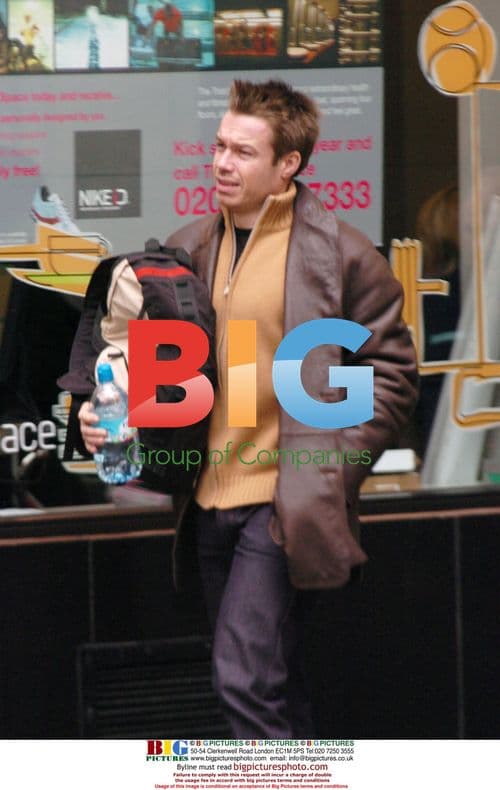 Injured Southampton footballer Graham Le Saux in Soho