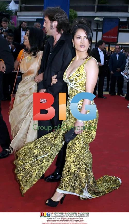 Nandita Das, Javier Bardem and Salma Hayek at 'Broken Flowers' premiere