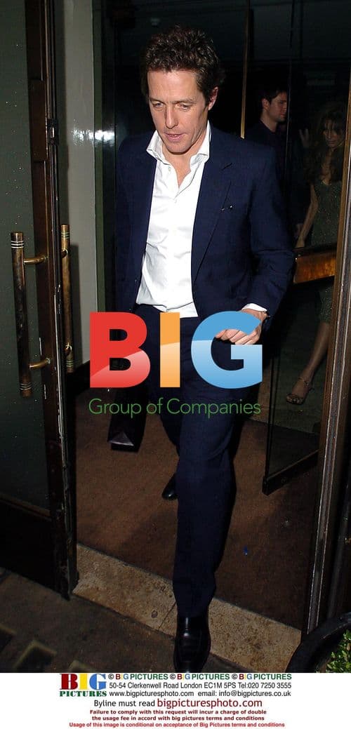 Hugh Grant and Jemima Khan at BAFTA Dinner