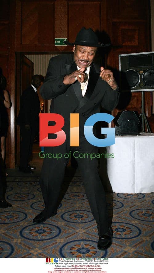 Boxing Champ Smokin' Joe Frazier in the UK