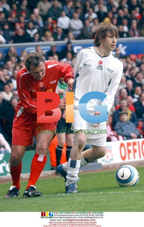 Danny Jones and Alan Kennedy at Tsunami Soccer Aid