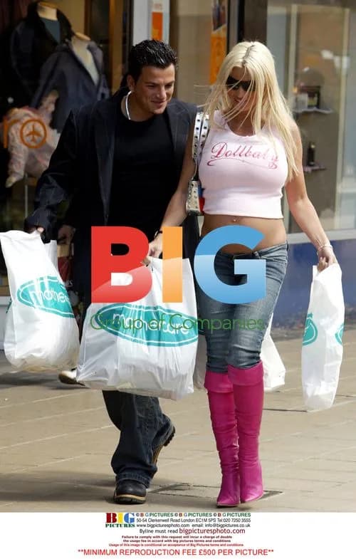 Katie Price and Peter Andre Shopping