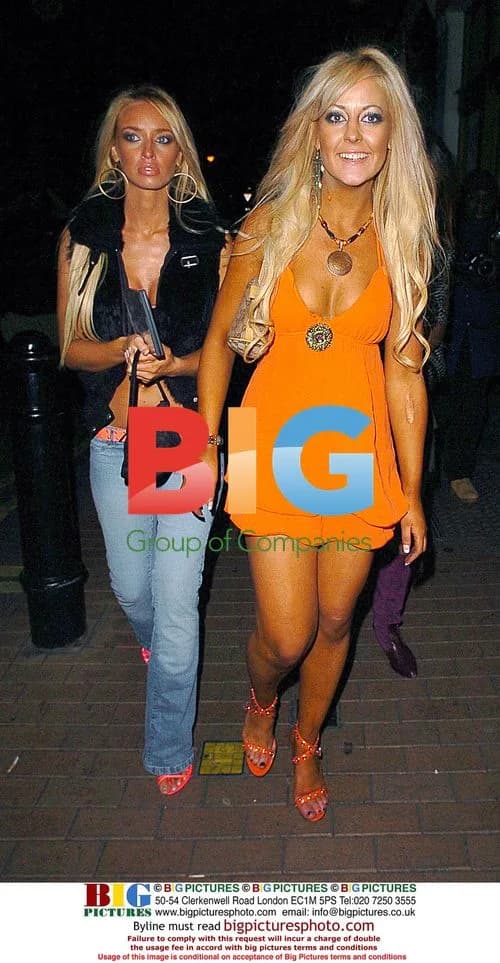 Lauren Pope out with friends in London