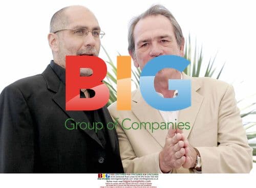 Julio Cesar Cedillo and Tommy Lee Jones at Cannes Film Festival