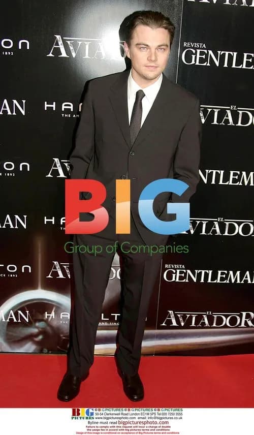 Leonardo DiCaprio at 'The Aviator' Premiere in Madrid