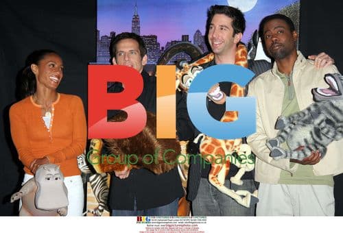 Cast of 'Madagascar' at London Photocall