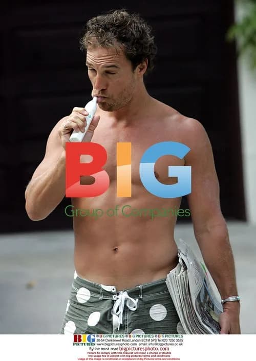 Matthew McConaughey brushing teeth