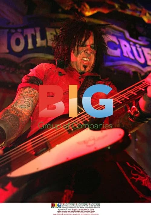 Nikki Sixx of Motley Crue Performing