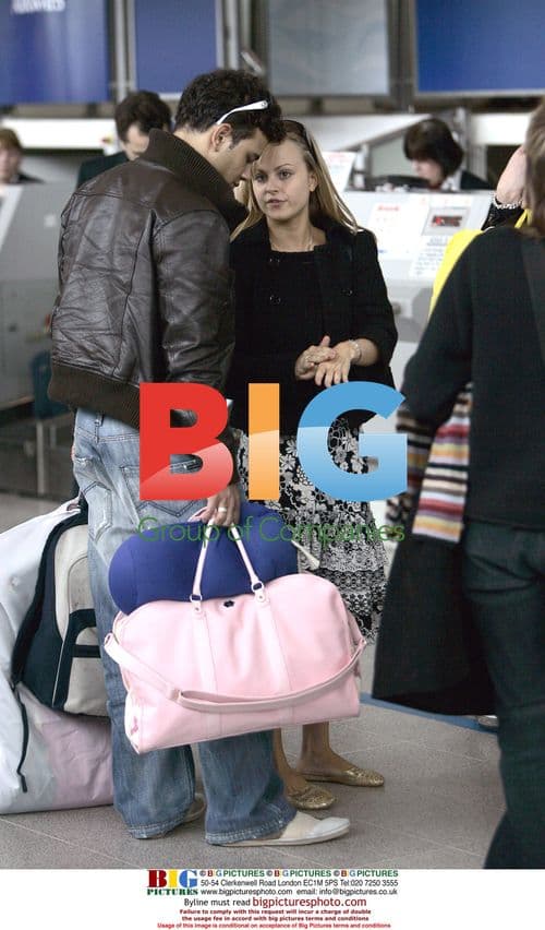 Coronation Street cast at Manchester airport