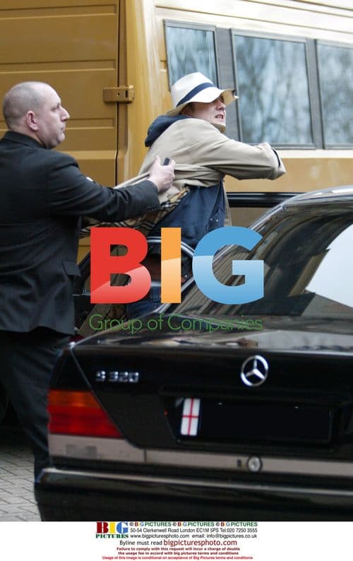 Pete Doherty arrives for Babyshambles gig