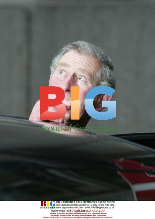 Prince Charles Leaves Goldsmith Hall in London