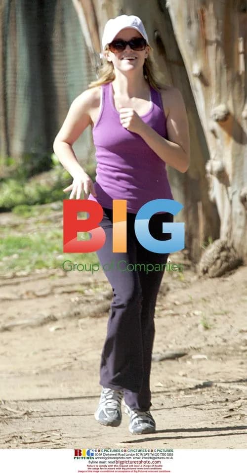 Reese Witherspoon Jogging in Brentwood