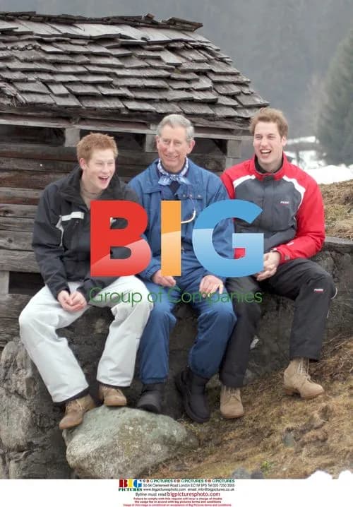 Prince Charles and sons on ski holiday