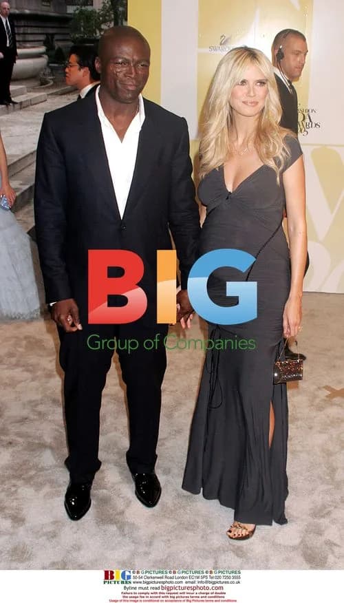 Singer SEAL and wife Heidi Klum at 2005 CFDA Awards