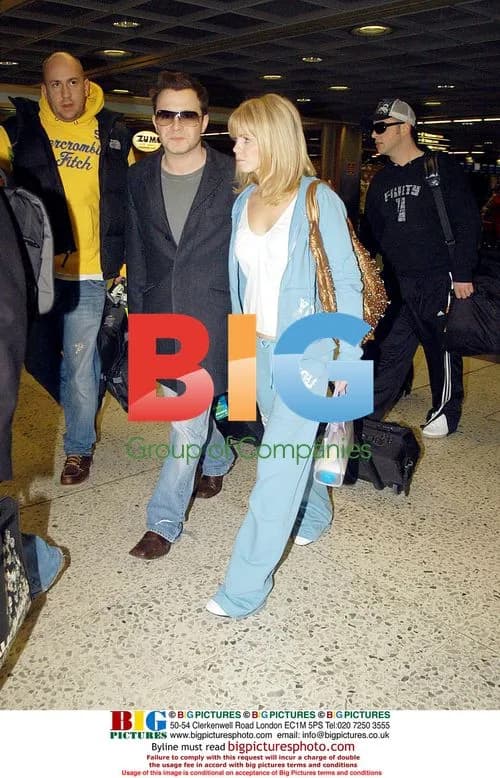 Shane Filan Arrives at Heathrow Airport