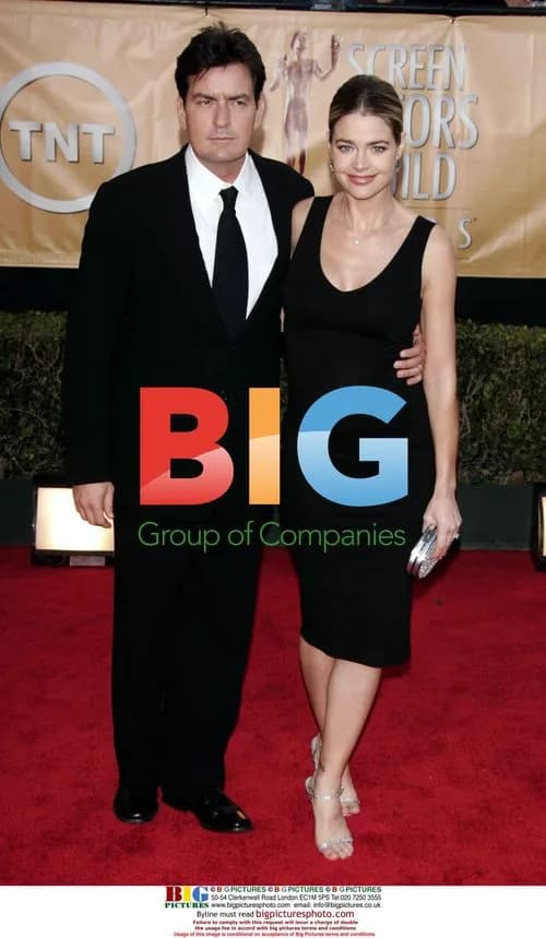 CHARLIE SHEEN and DENISE RICHARDS at SAG Awards