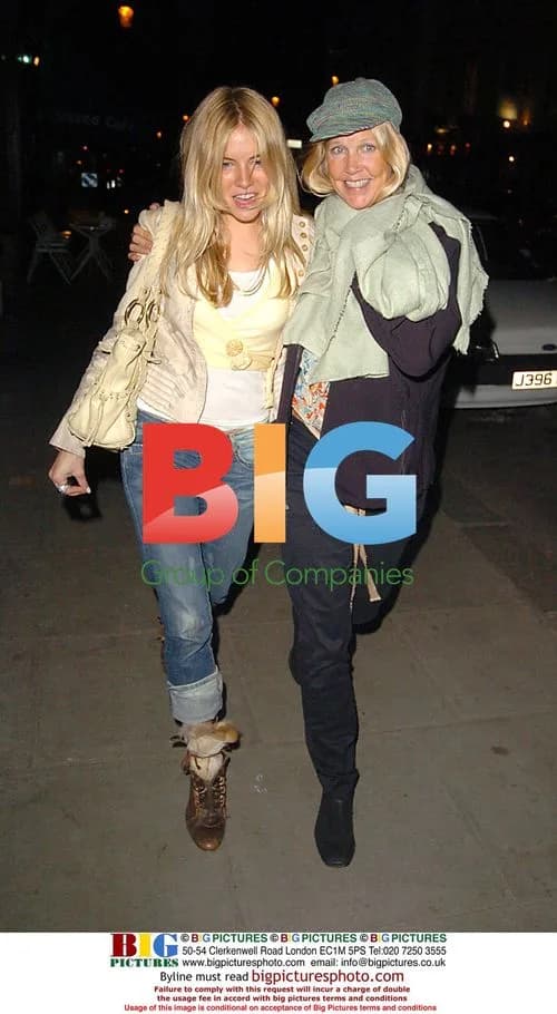 Sienna Miller Enjoys Meal with Friends in London