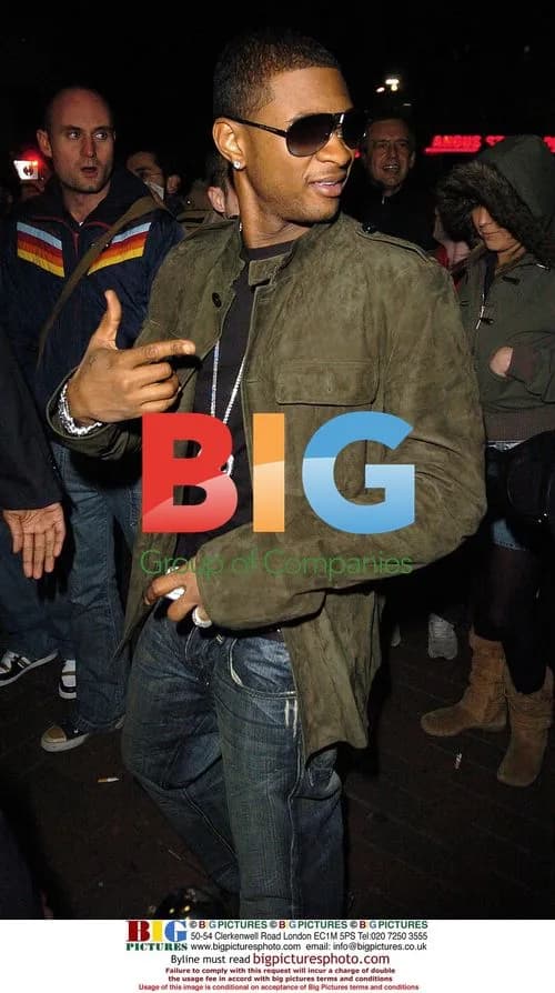 Usher at "Rhythm City Volume 1" after party