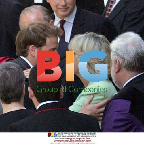 Prince William and Camilla at William's graduation